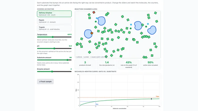 Enzyme Exploration screenshot