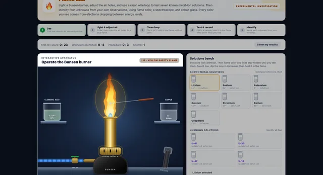 Flame Lab screenshot